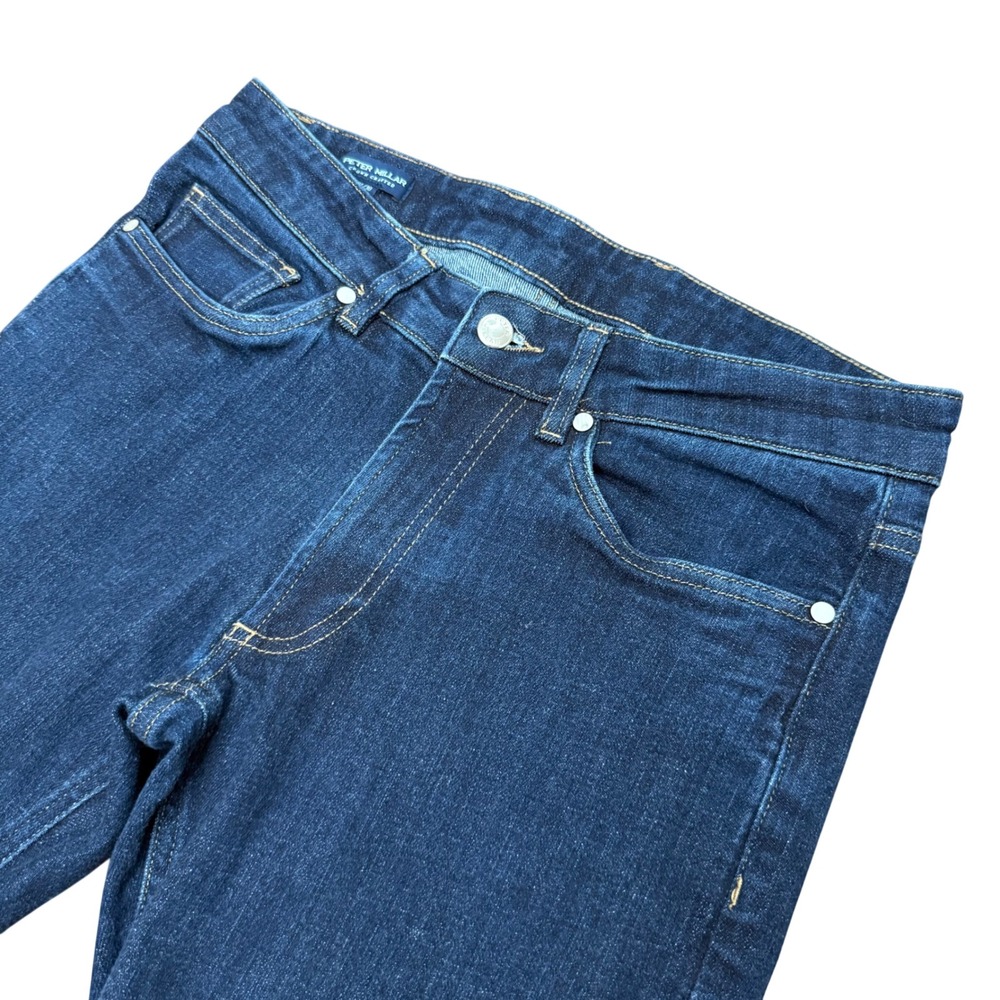 Peter Millar Crown Crafted Jeans Mens 31x30 Dark Wash Blue Stretch Denim Pants